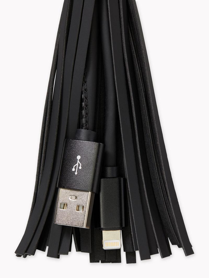 Férfi Tommy Hilfiger USB Tassel Technology Fekete | HU 1583VRW